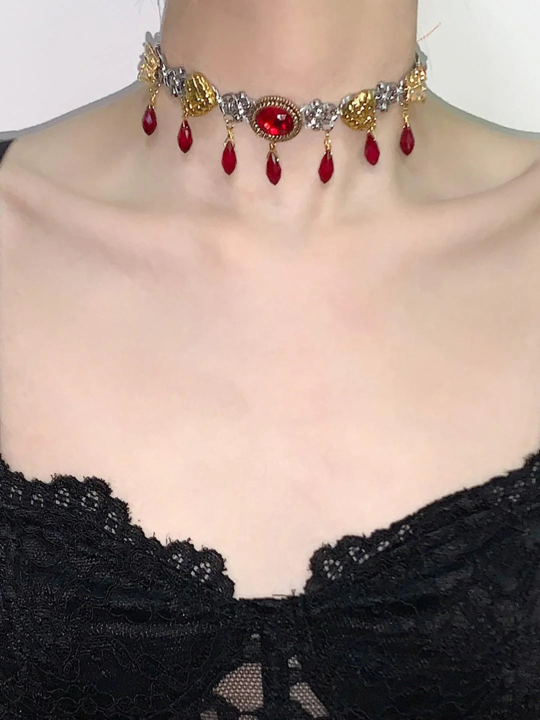 Vampire Princess Beaded Tassel Dress