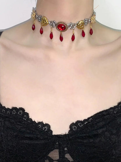 Vampire Princess Beaded Tassel Dress
