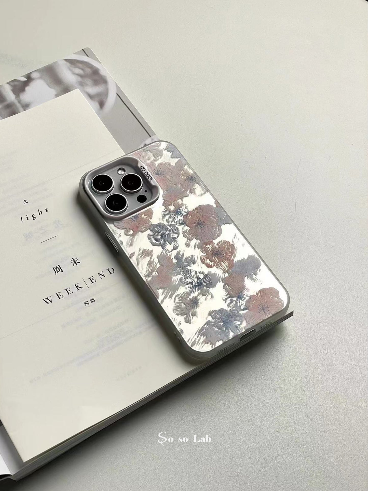 Blooming Flower Printed Phone Case