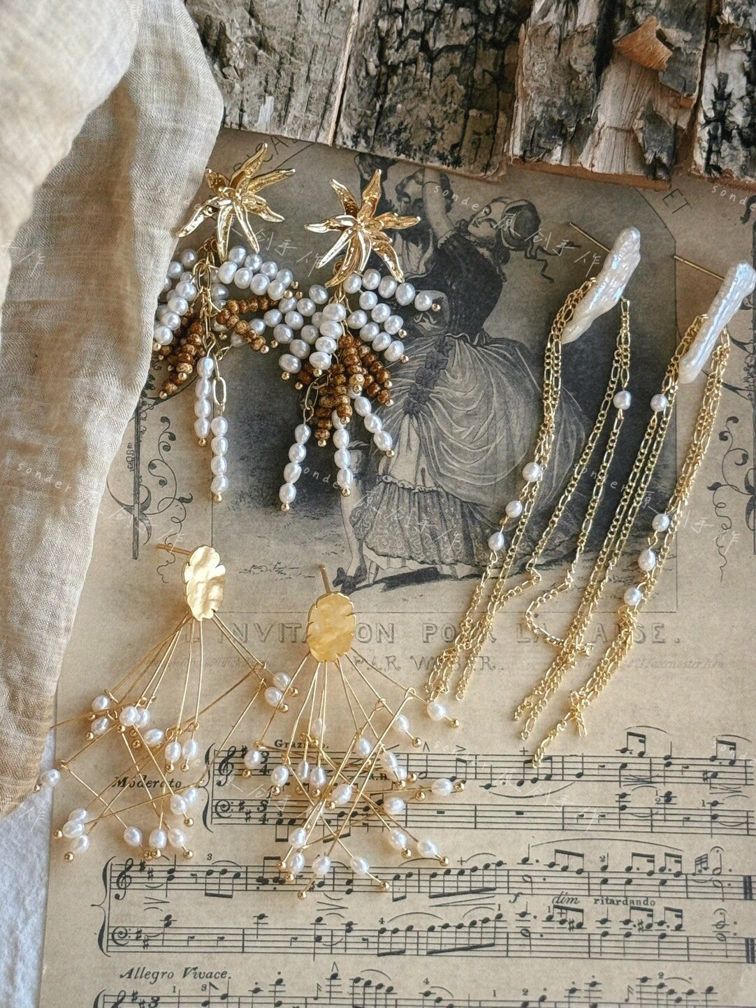 Blooming Mark Romantic Pearl Earrings