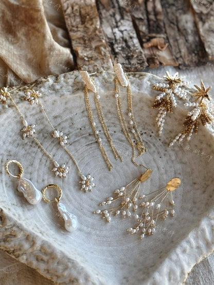 Blooming Mark Romantic Pearl Earrings