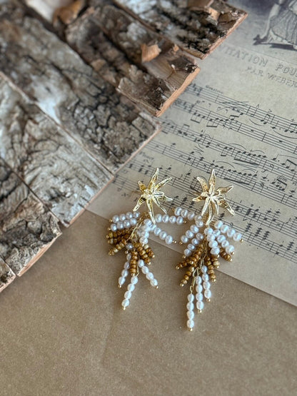 Blooming Mark Romantic Pearl Earrings