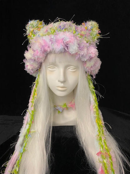 Blossoming Sakura Crochet Hat