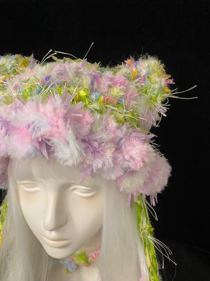 Blossoming Sakura Crochet Hat