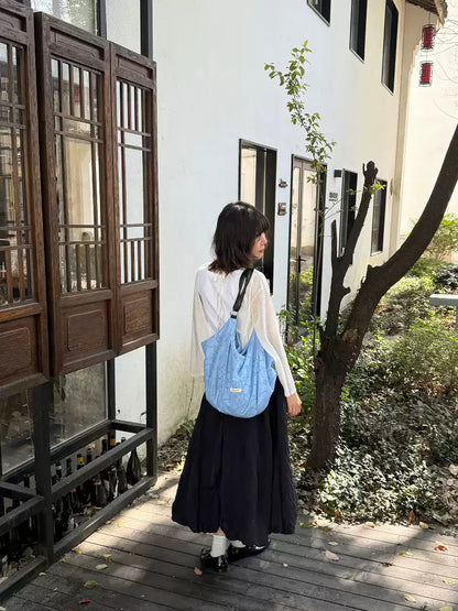 Blue Branch Designer Cutout Print Shoulder Bag | Bag | Three Fleas