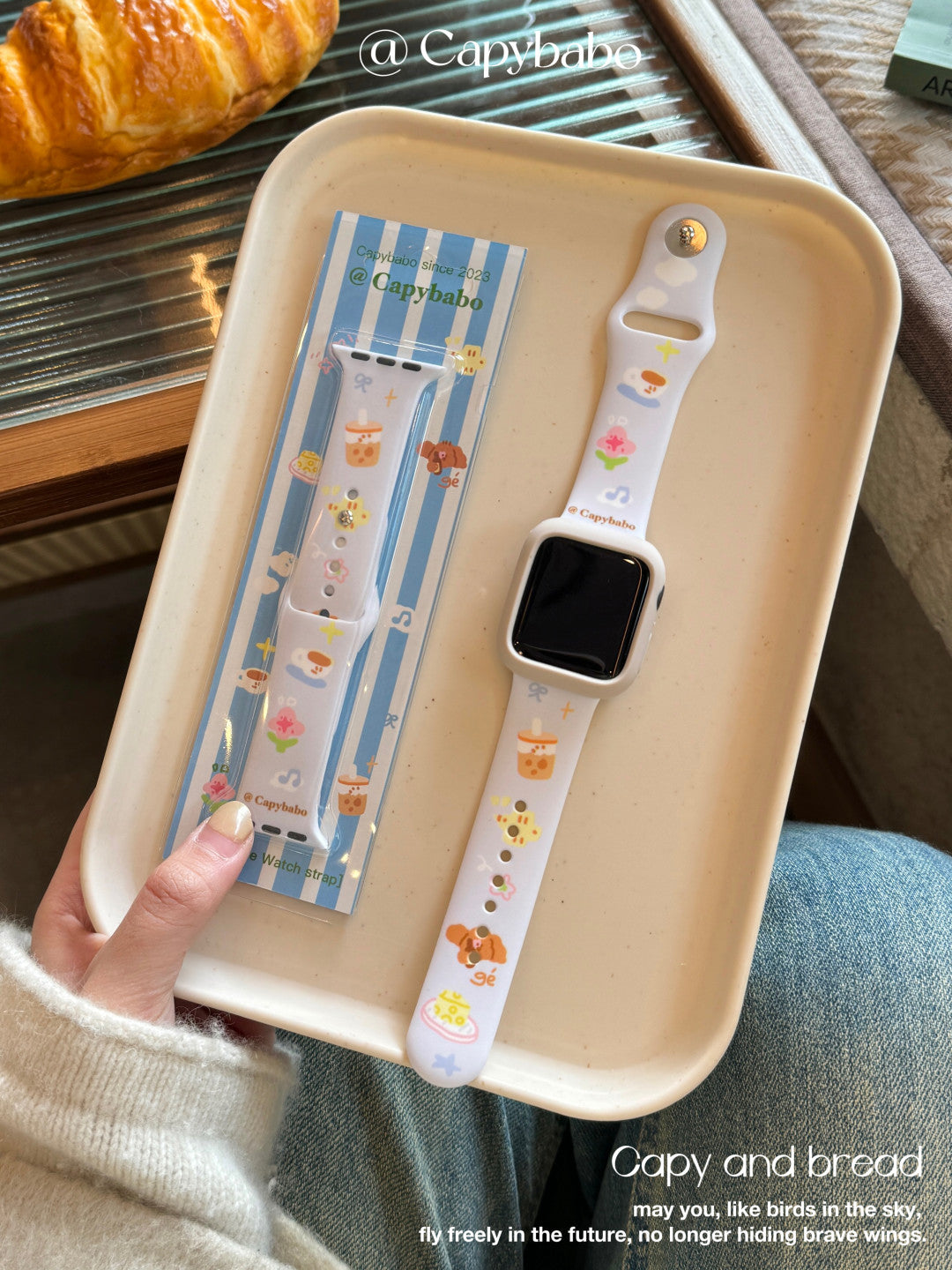 Blue Dream Cartoon Apple Watch Band