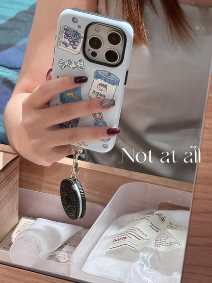Blue Snacks Printed Double Layer Phone Case