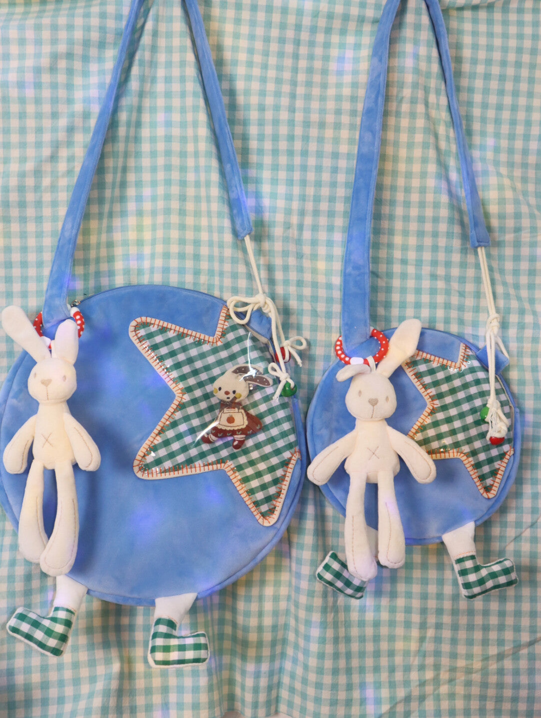 Blue Star Bunny Ita Crossbody Bag