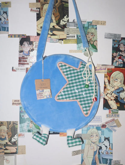 Blue Star Bunny Ita Crossbody Bag