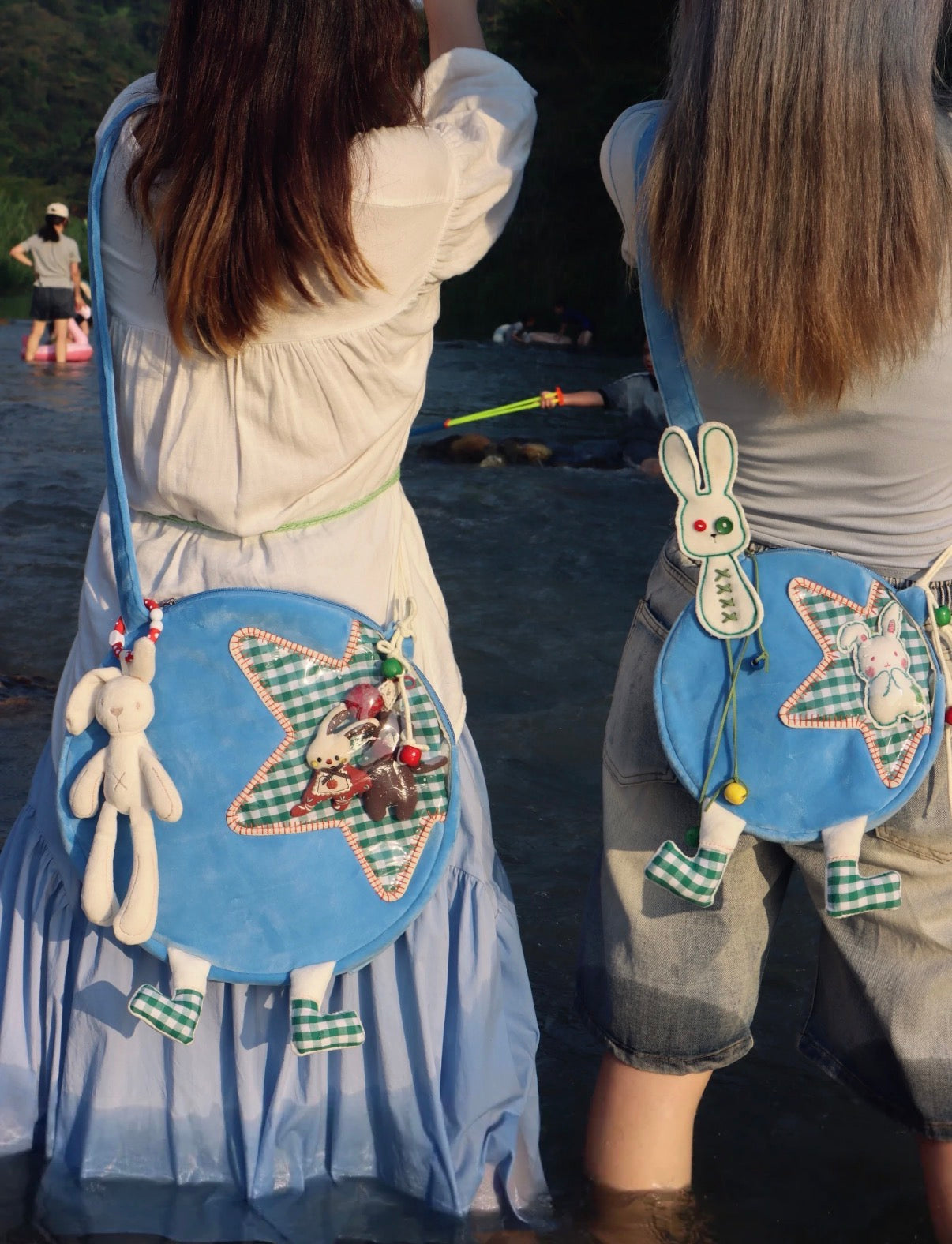 Blue Star Bunny Ita Crossbody Bag