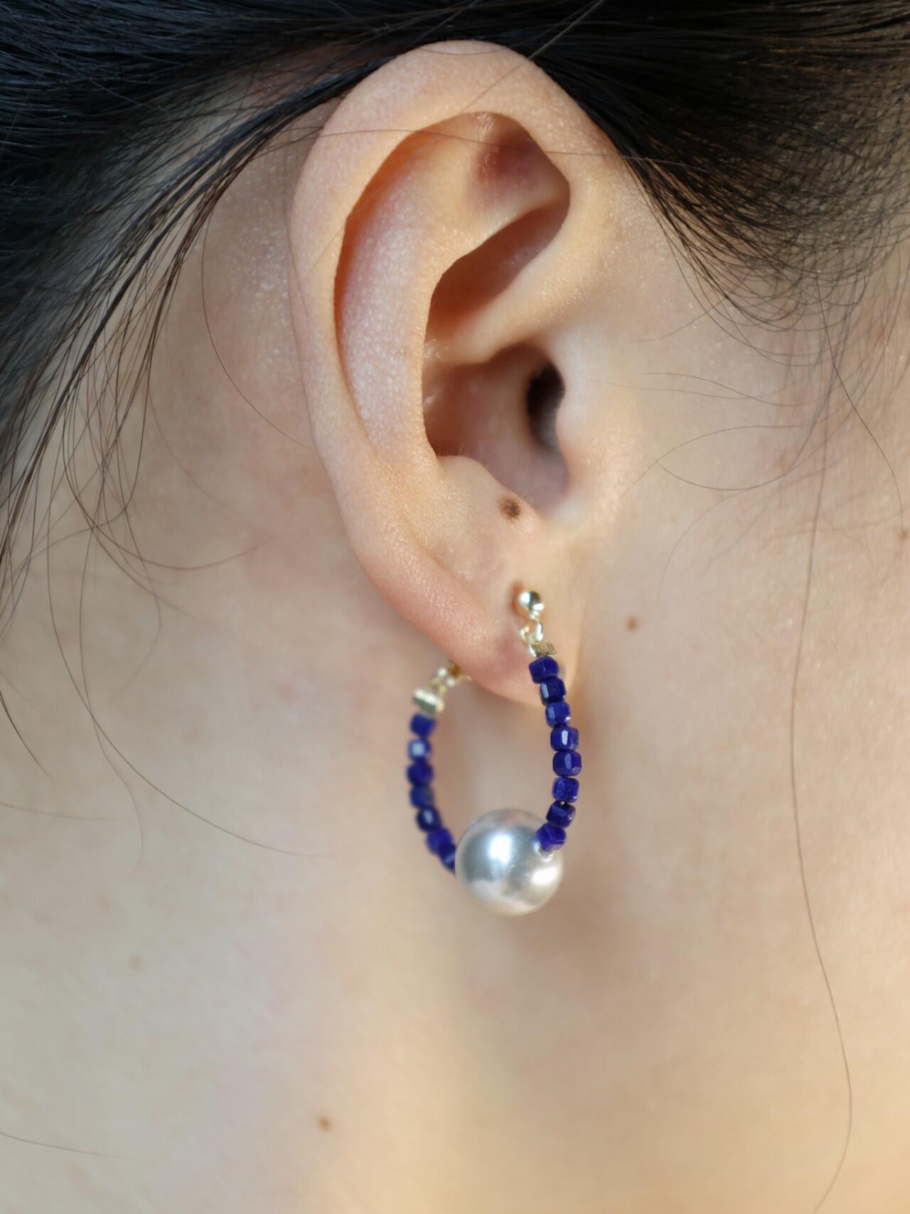 Blues Moment Asymmetric Earrings