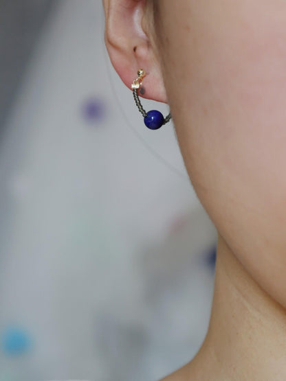 Blues Moment Asymmetric Earrings