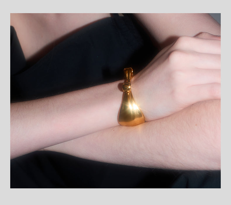 Bow Gold Plated Bracelet