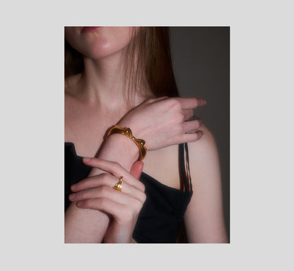 Bow Gold Plated Bracelet