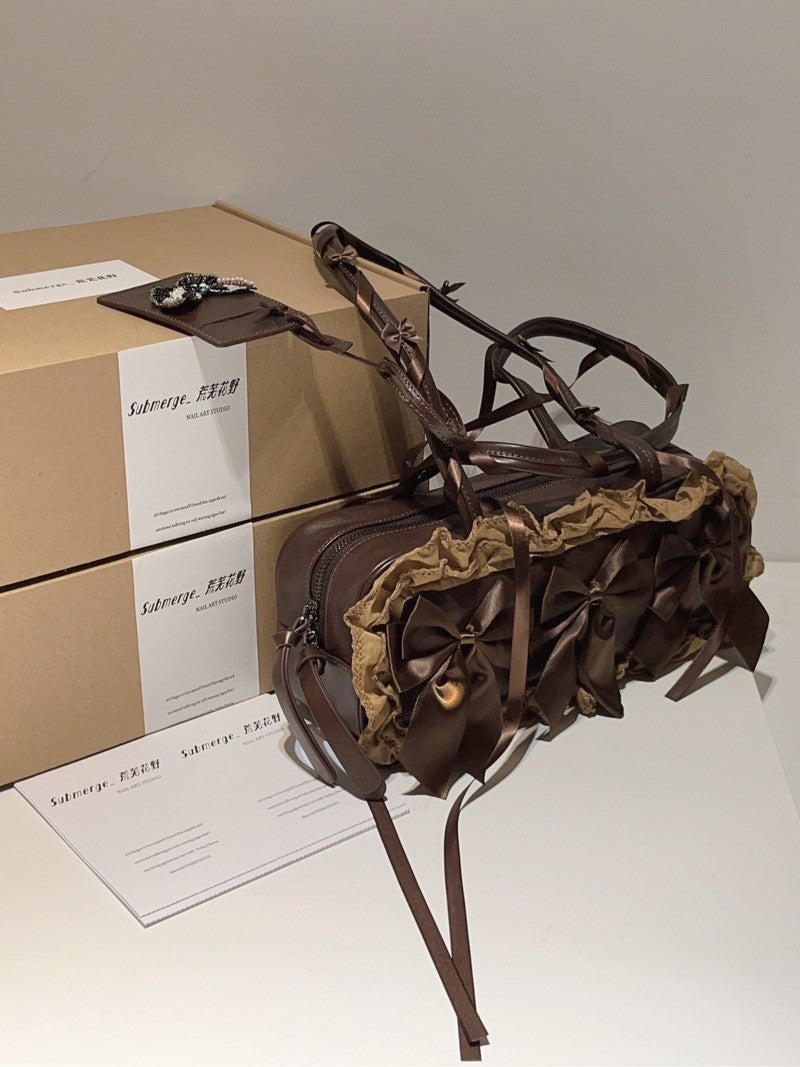 Bow Lace Shoulder Bag