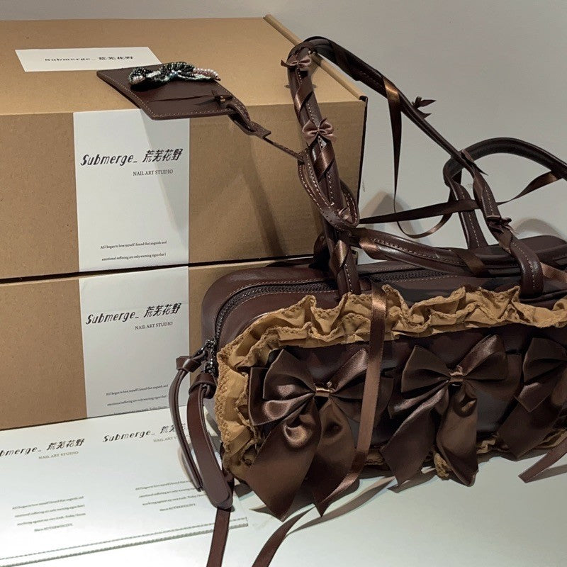 Bow Lace Shoulder Bag