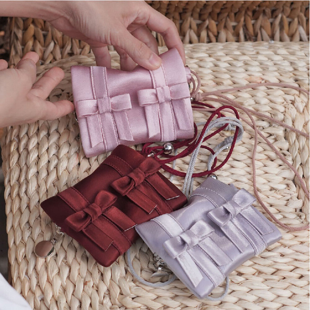 Bow Lanyard Mini Card Holder
