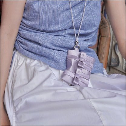 Bow Lanyard Mini Card Holder