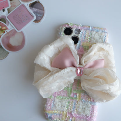 Bow Tie Knitting Phone Case