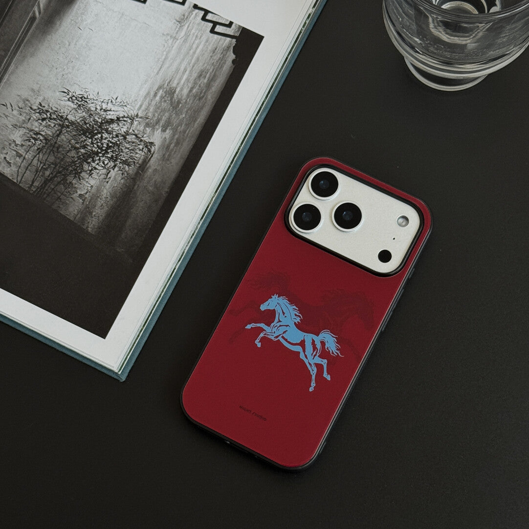 Brave Horse Art Phone Case | iPhone Case | Three Fleas