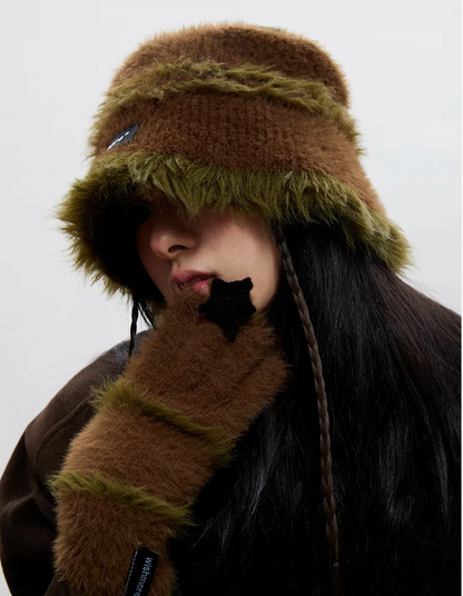 Bread Set Scarf Hat Gloves