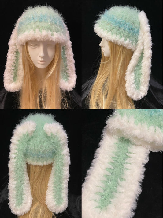 Bunny Ears Handmade Crochet Hat