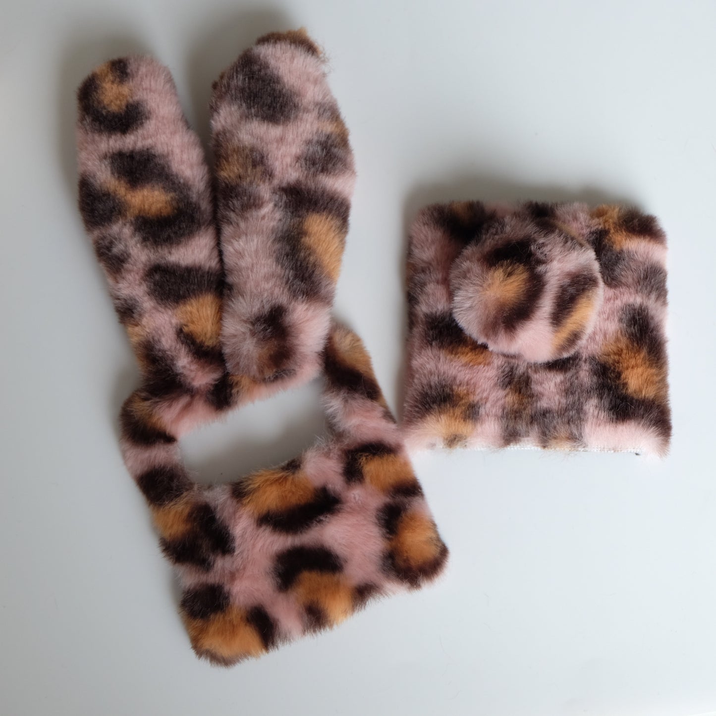 Bunny Furry Flip Phone Case