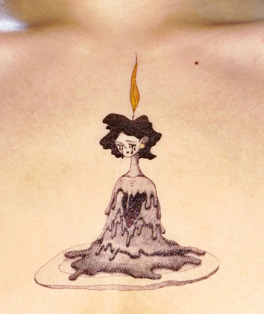 Burn Me Waterproof Temporary Tattoo Stickers Set
