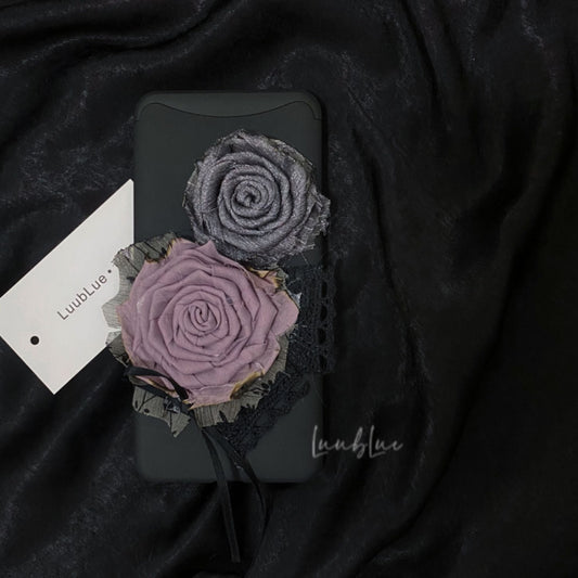 Burning Rose Lace Phone Case