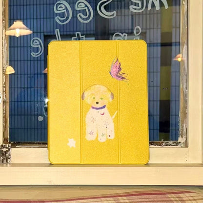 Butter Pup: The Cozy Companion iPad Case with Pencil Holder