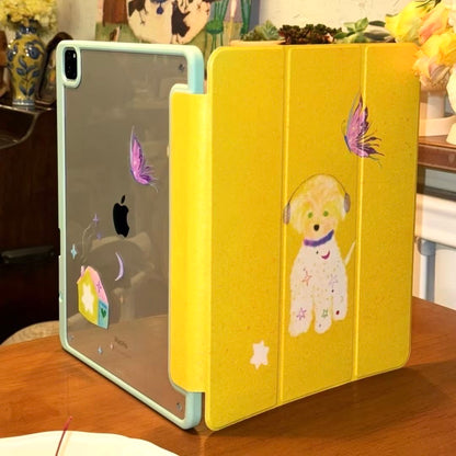 Butter Pup: The Cozy Companion iPad Case with Pencil Holder