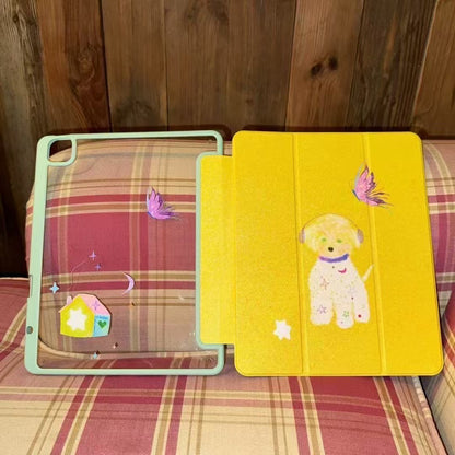 Butter Pup: The Cozy Companion iPad Case with Pencil Holder