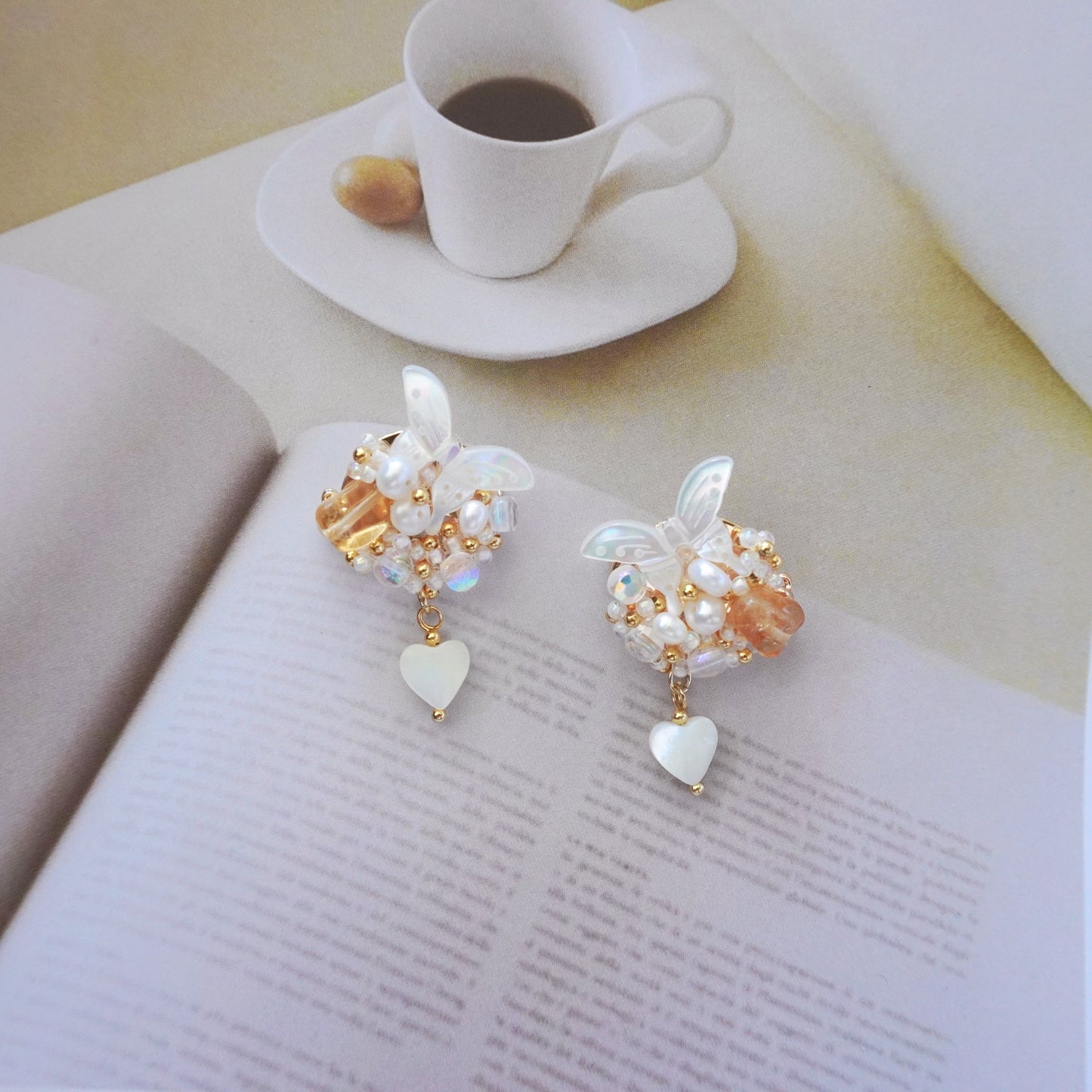 Butterfly Pearl Brooch
