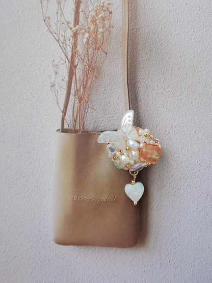 Butterfly Pearl Brooch