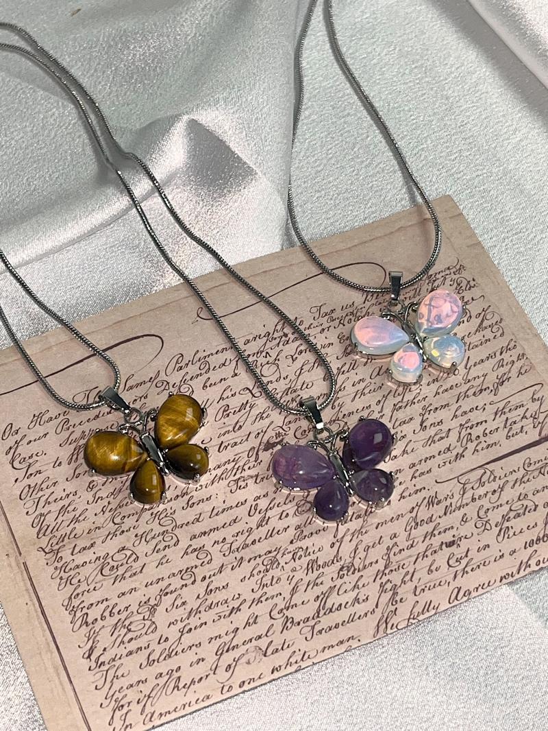 Butterfly Pendant Necklace