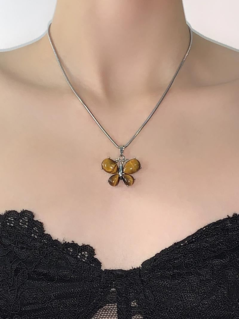 Butterfly Pendant Necklace