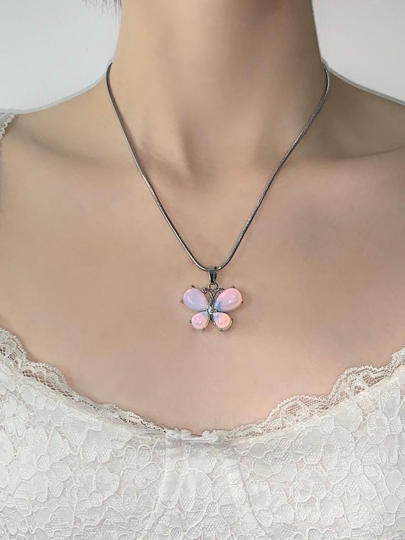 Butterfly Pendant Necklace