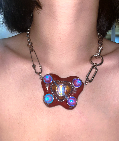 Butterfly Planet Necklace