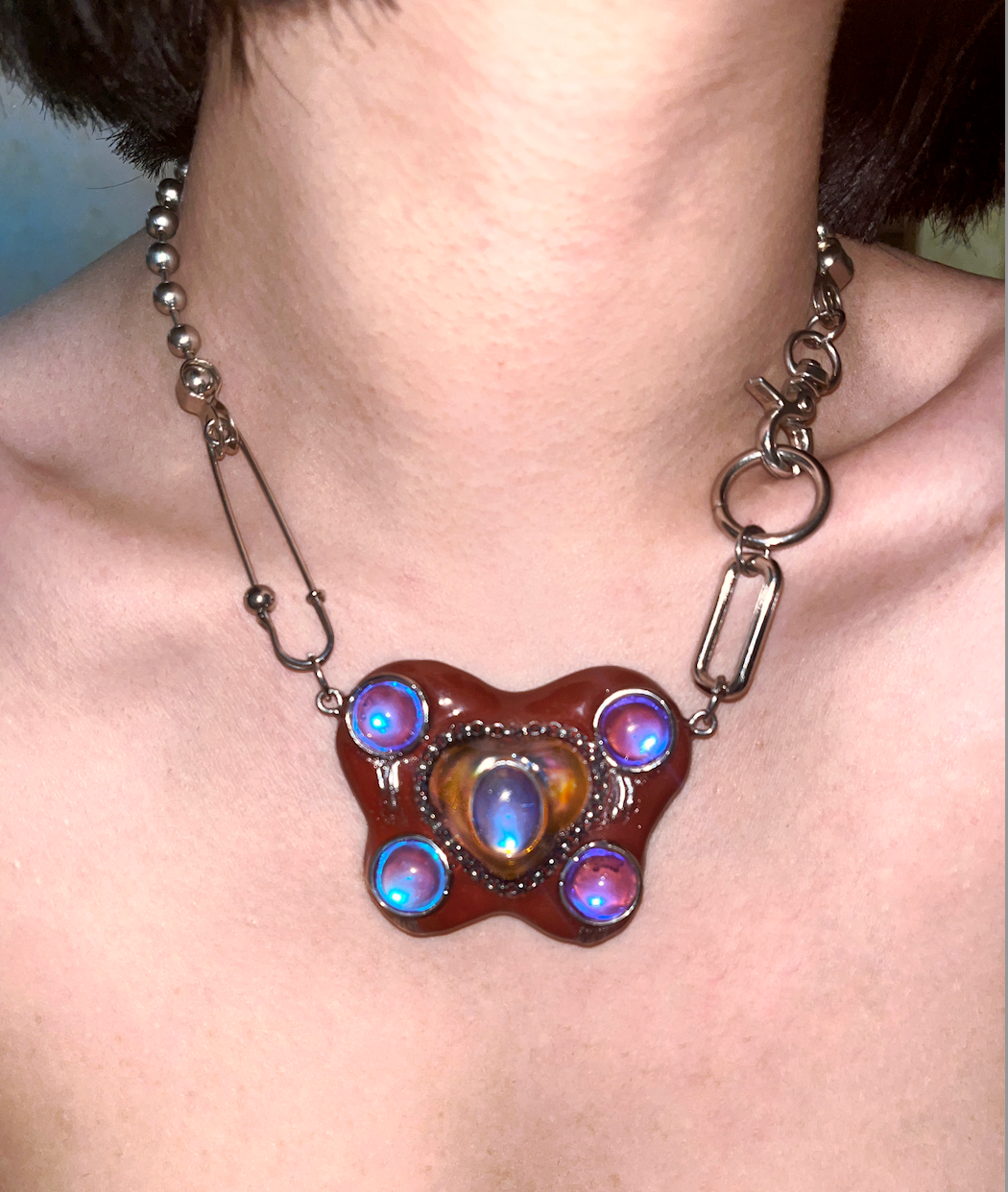 Butterfly Planet Necklace