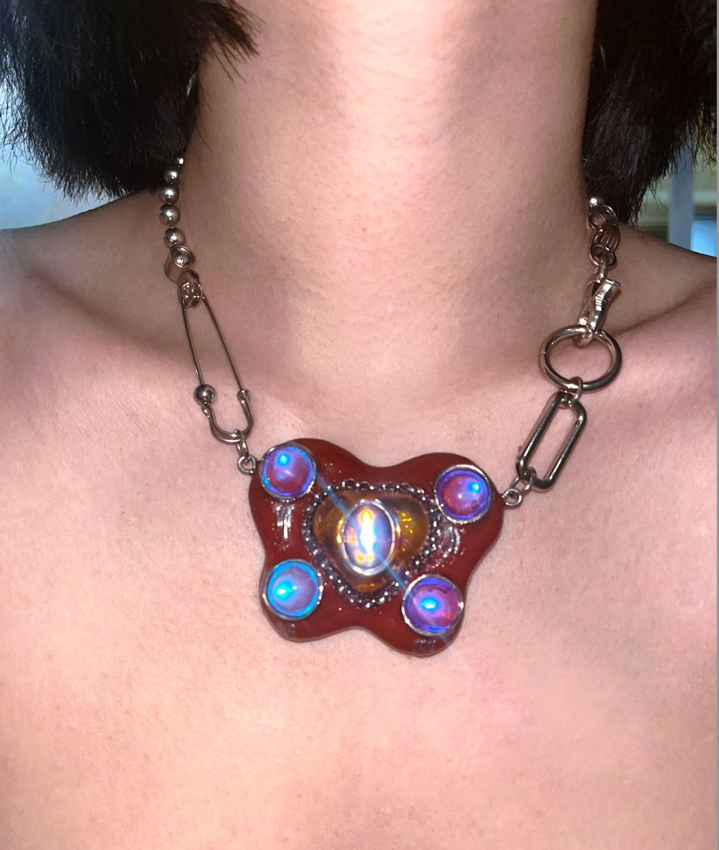 Butterfly Planet Necklace