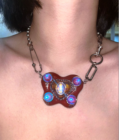 Butterfly Planet Necklace