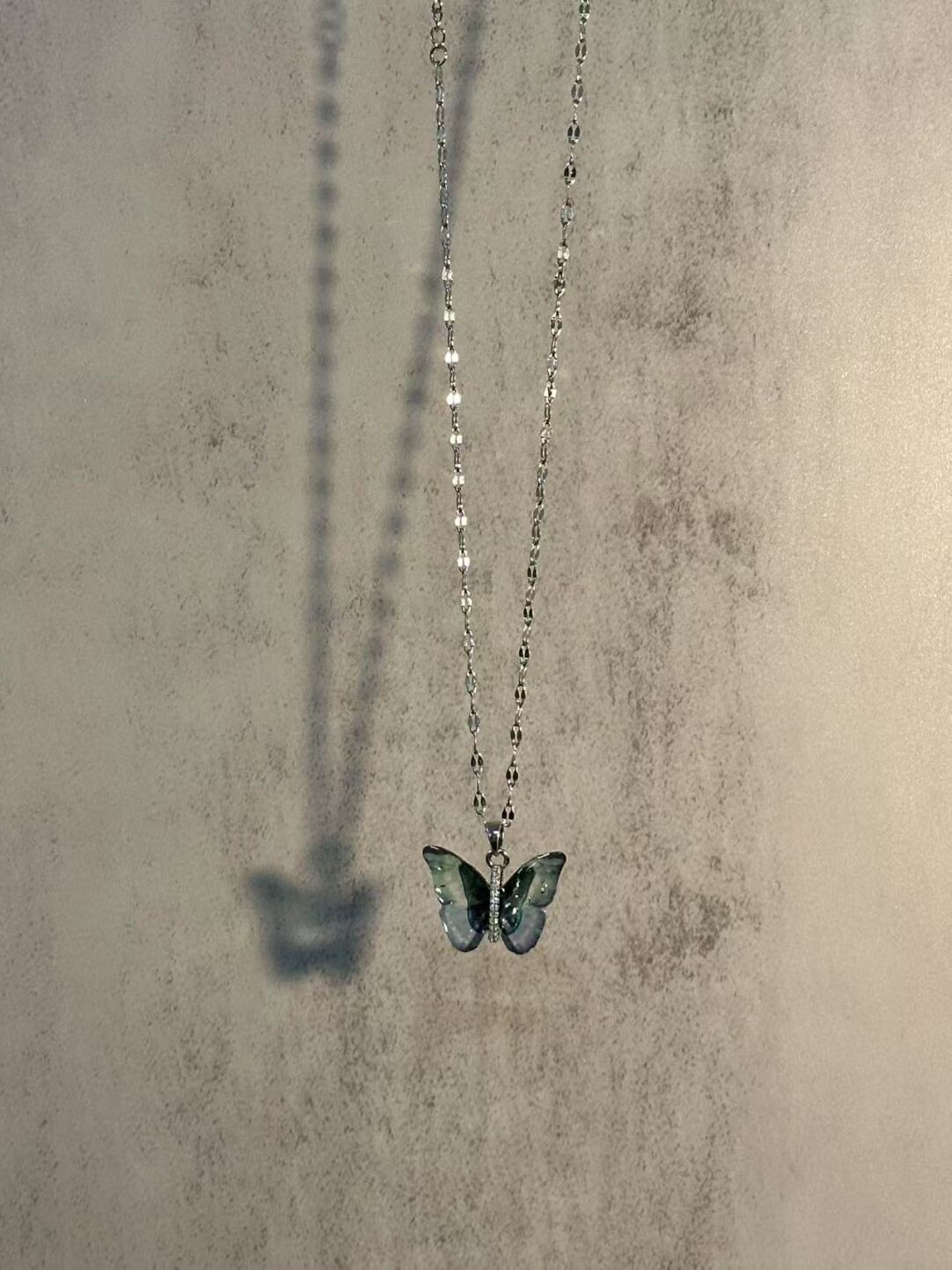 Butterfly Shadow Necklace