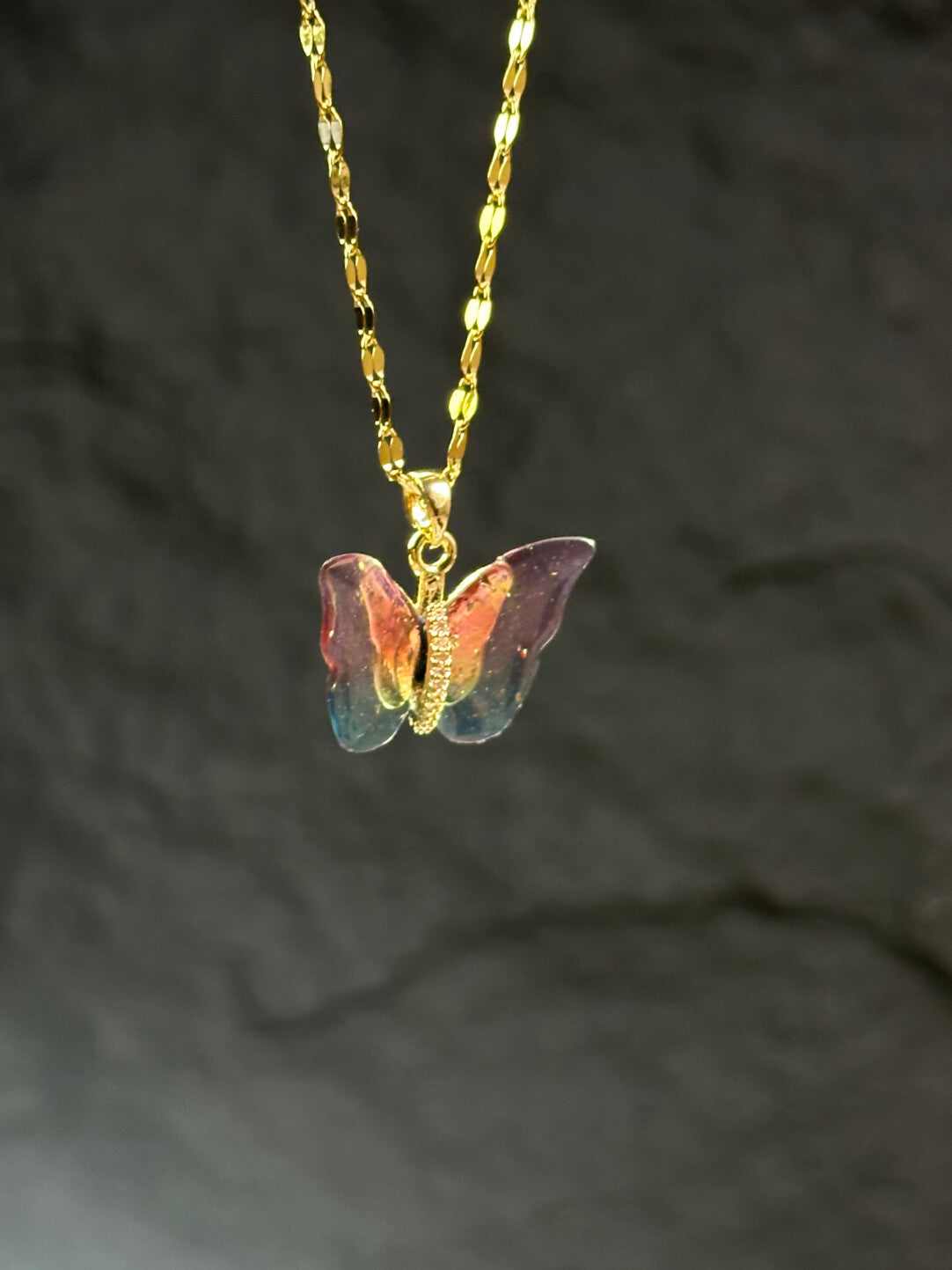 Butterfly Shadow Necklace