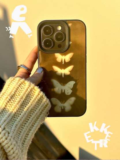 Butterfly Shadow Printed Phone Case