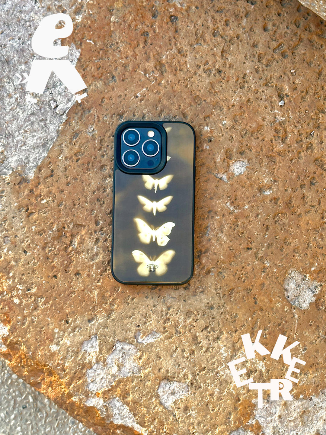 Butterfly Shadow Printed Phone Case