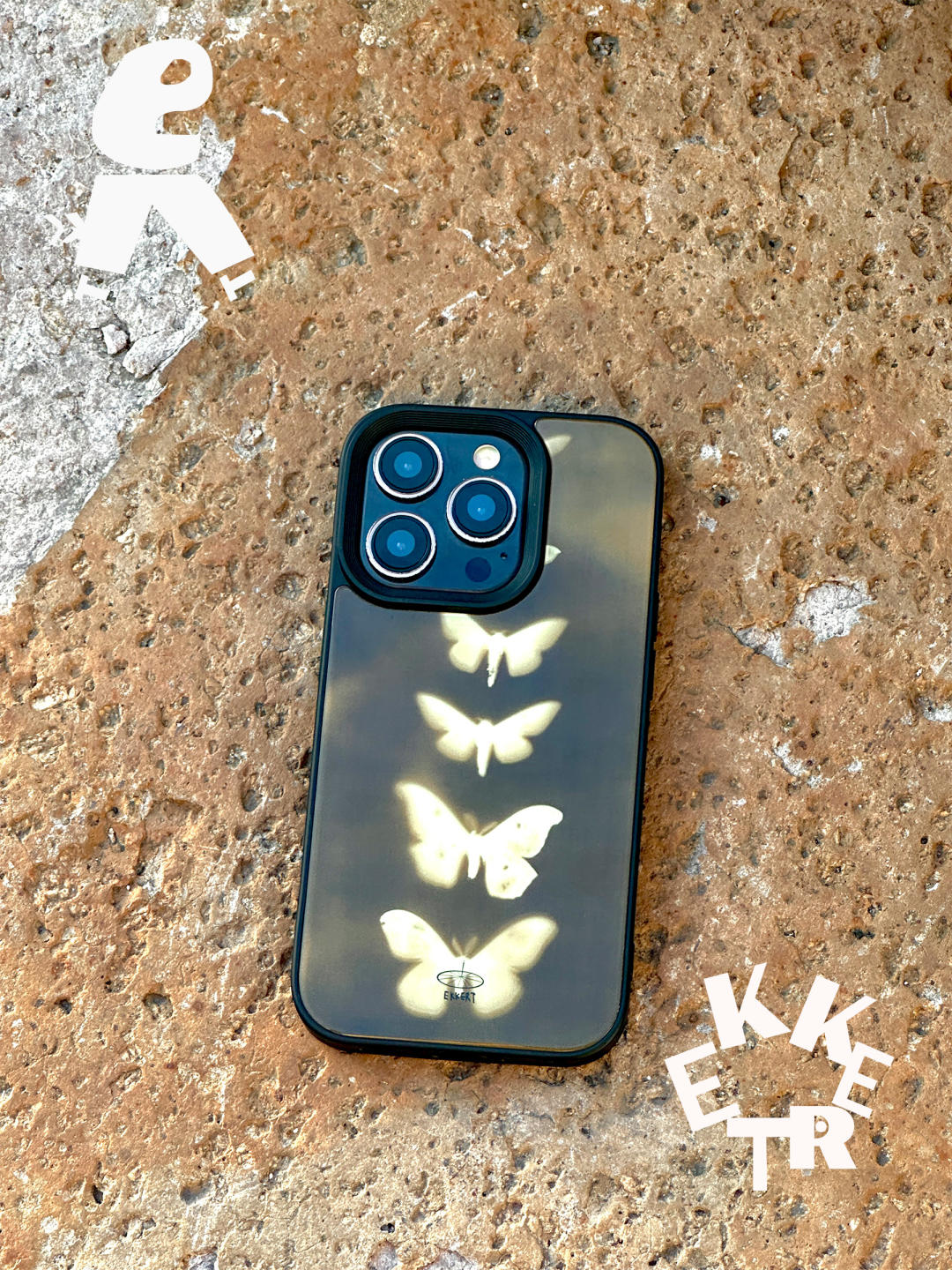 Butterfly Shadow Printed Phone Case