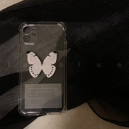 Butterfly Stand Clear Phone Case