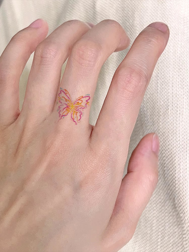 Butterfly Waterproof Temporary Tattoo Stickers Set