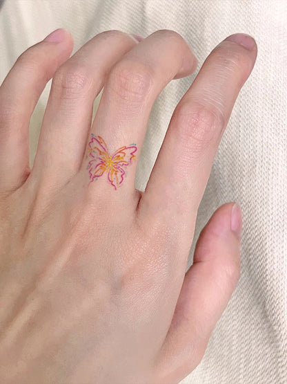 Butterfly Waterproof Temporary Tattoo Stickers Set