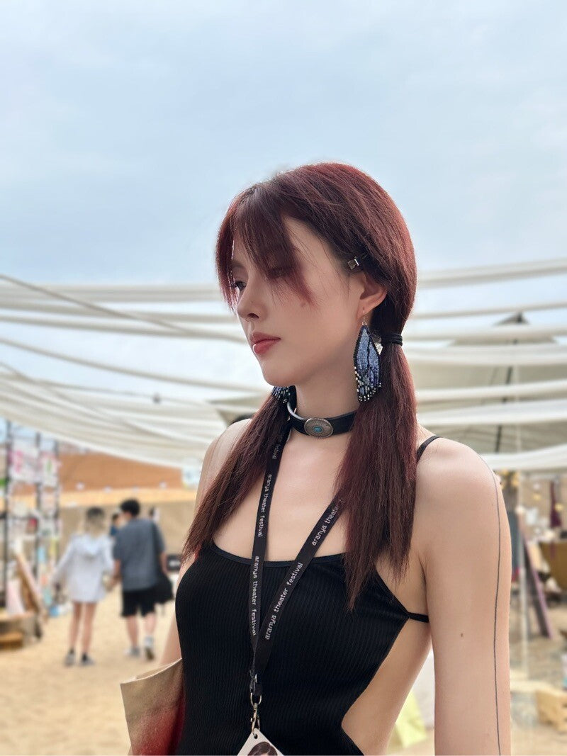 Butterfly Wing MIUYUKI Beaded Earrings